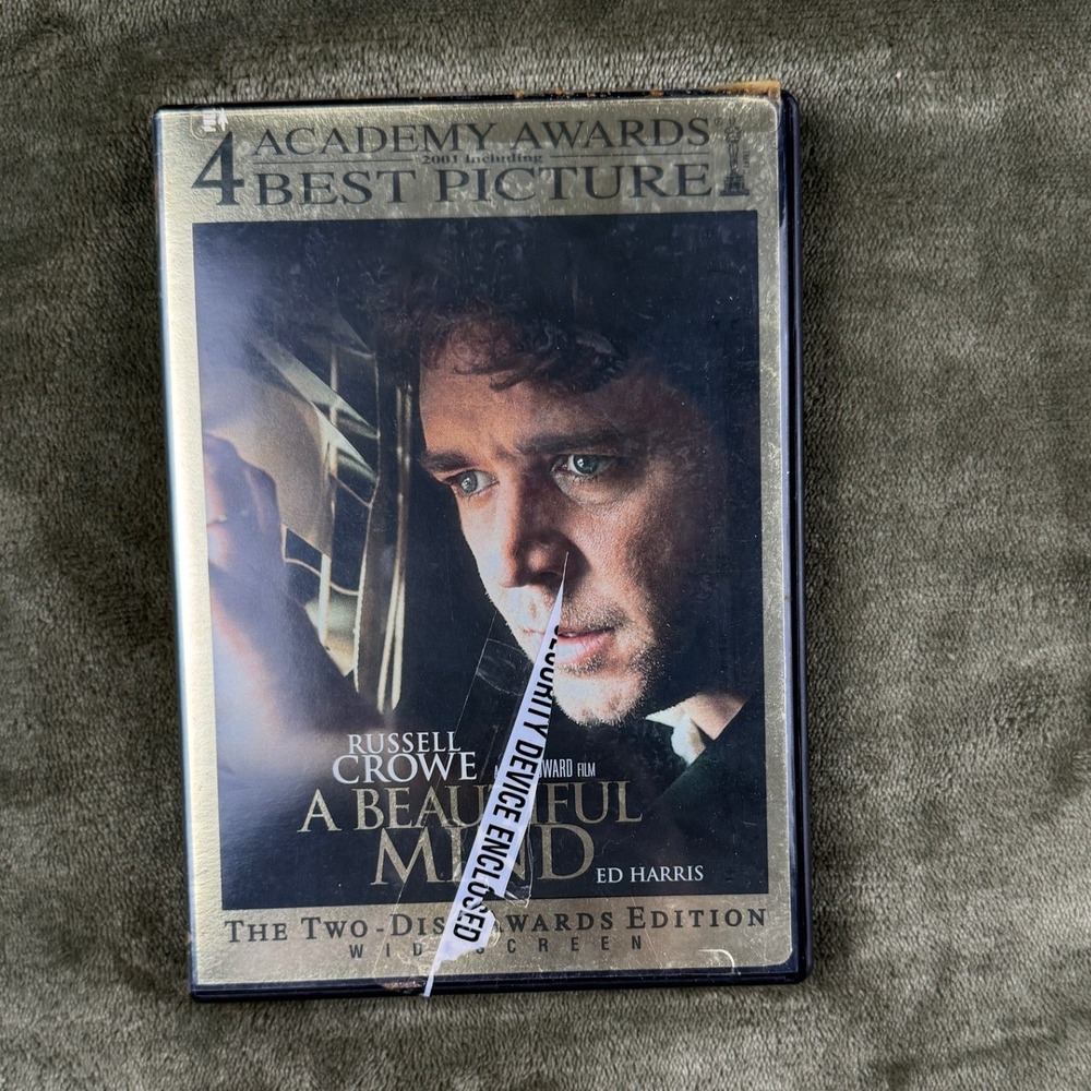 A Beautiful Mind DVD Two-Disc Awards Edition Widescreen Russell Crowe Ron Howard